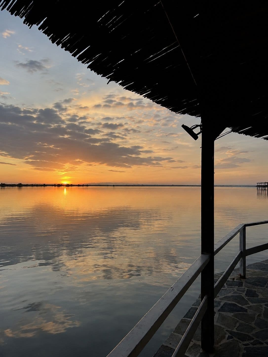 Sunset over the Lagoon